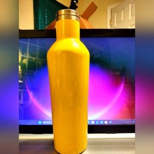 Yellow Stainless Steel Water Bottle